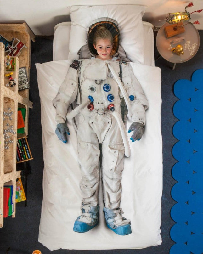 SNURK Astronaut Dekbedovertrek Wit Astro Foto 20183