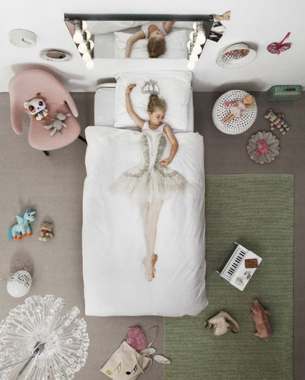 SNURK Ballerina Dekbedovertrek Wit Balerina Foto 20205