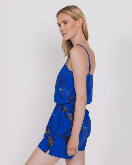 SNURK Blue Parrot Shorts Ladies