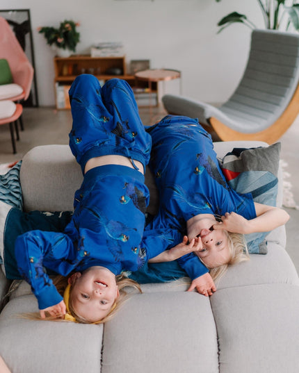 SNURK Blue Parrot T-shirt Kids