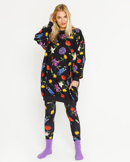 SNURK Bouquet Black Legging Dames Foto 21420