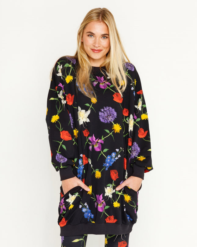 SNURK Bouquet Black Sweater Dress Dames Foto 21429