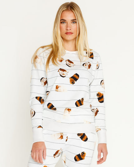 SNURK Cavia White Sweater Dames Foto 21470