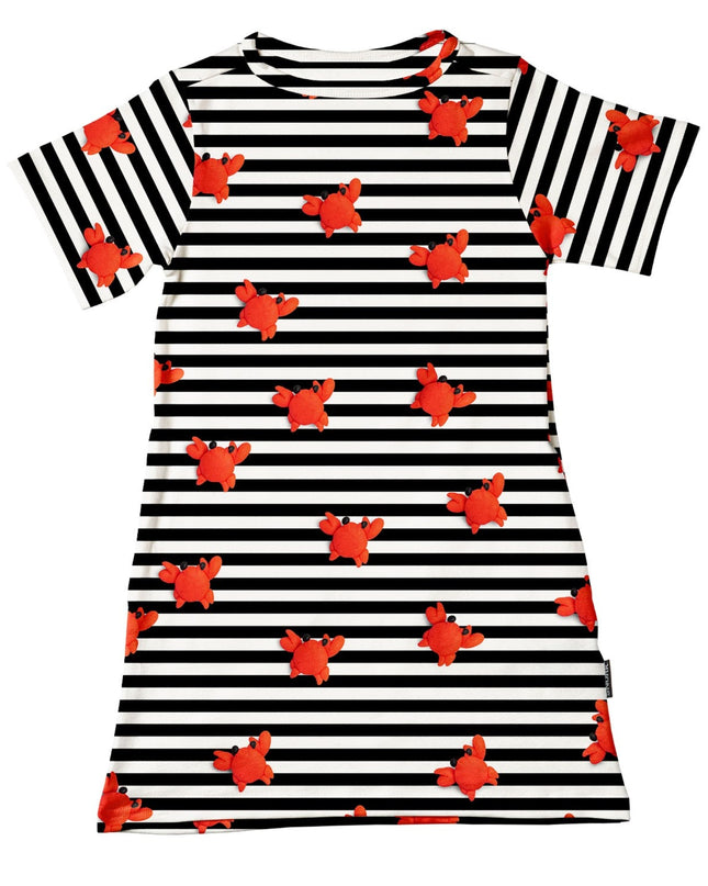 SNURK Clay Crab T-shirt Dress Dames Foto 10554