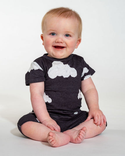 SNURK Cloud 9 Grey Black Short Baby Foto 10607