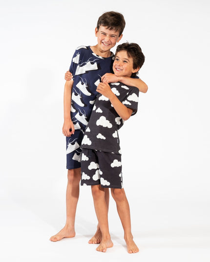 SNURK Cloud 9 Grey Black Shorts Kids Foto 10586