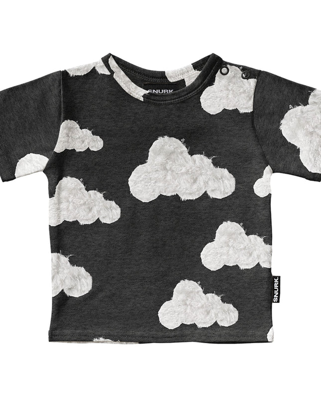 SNURK Cloud 9 Grey Black T-shirt Baby Foto 10558