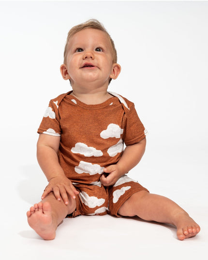 SNURK Cloud 9 Rusty Brown Playsuit Babies Foto 10609