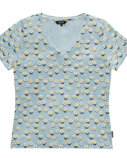 SNURK Daisy Dawn V-hals T-shirt Dames Foto 15083