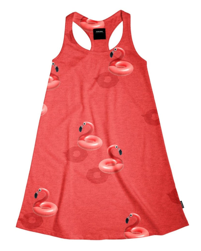 SNURK Floating Flamingo Tank Dress Kids Foto 19058