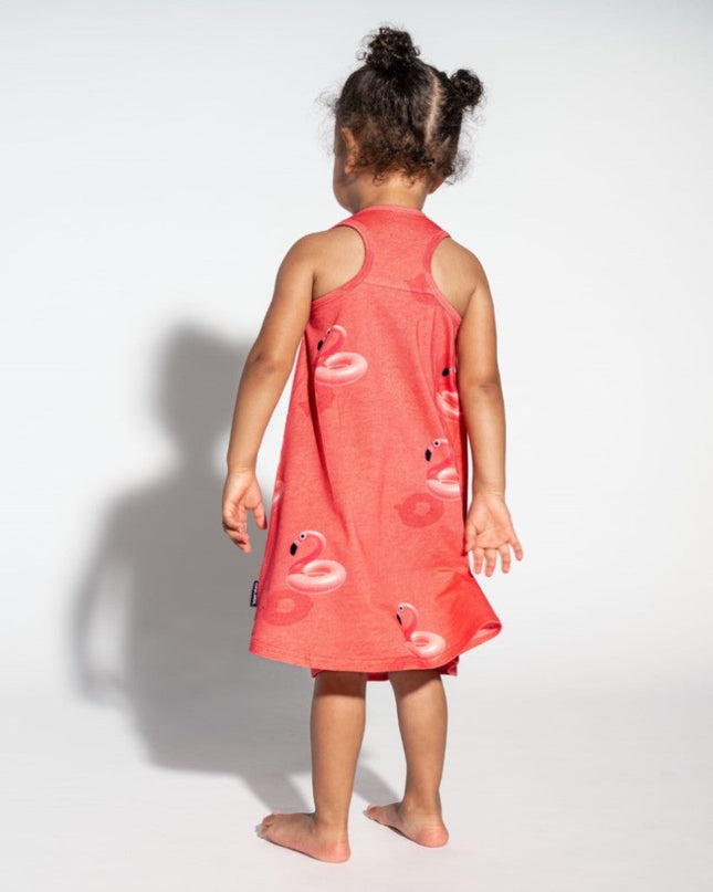 SNURK Floating Flamingo Tank Dress Kids Foto 19059