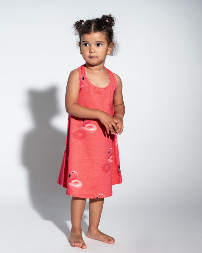 SNURK Floating Flamingo Tank Dress Kids Foto 19060