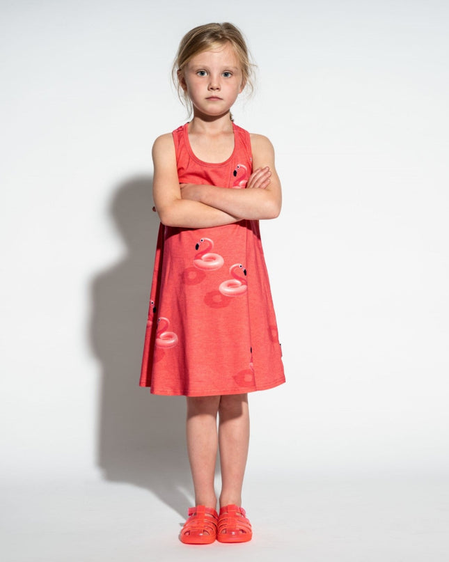 SNURK Floating Flamingo Tank Dress Kids Foto 19061