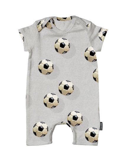 SNURK Fussball Grey Playsuit Babies Foto 14971