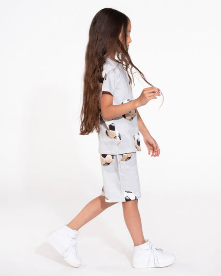 SNURK Fussball Grey Short Kids Foto 15027