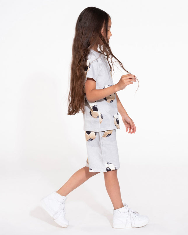SNURK Fussball Grey Short Kids Foto 15027