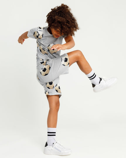 SNURK Fussball Grey Short Kids Foto 15028