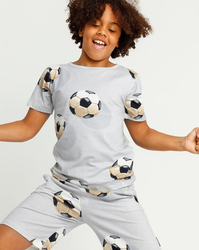SNURK Fussball Grey Short Kids Foto 15030