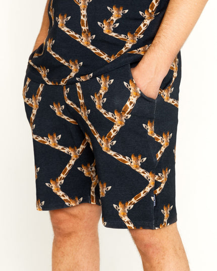 SNURK Giraffe Black Shorts Man Foto 15054