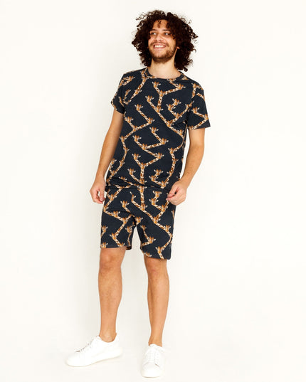 SNURK Giraffe Black Shorts Man Foto 15056