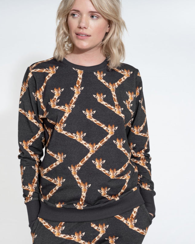 SNURK Giraffe Black Sweater Dames Foto 14993