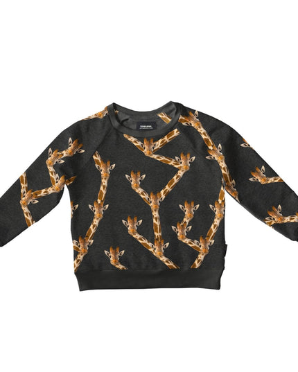 SNURK Giraffe Black Sweater Kids Foto 15010