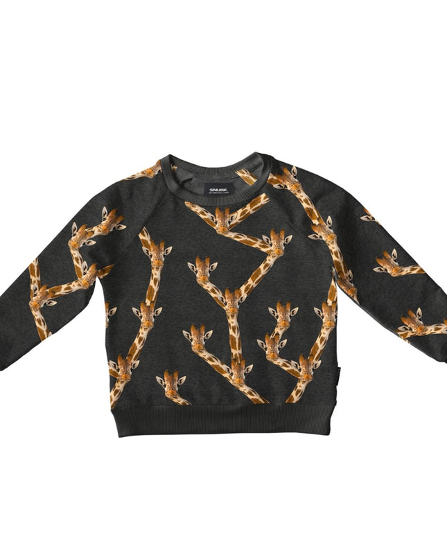 SNURK Giraffe Black Sweater Kids Foto 15010