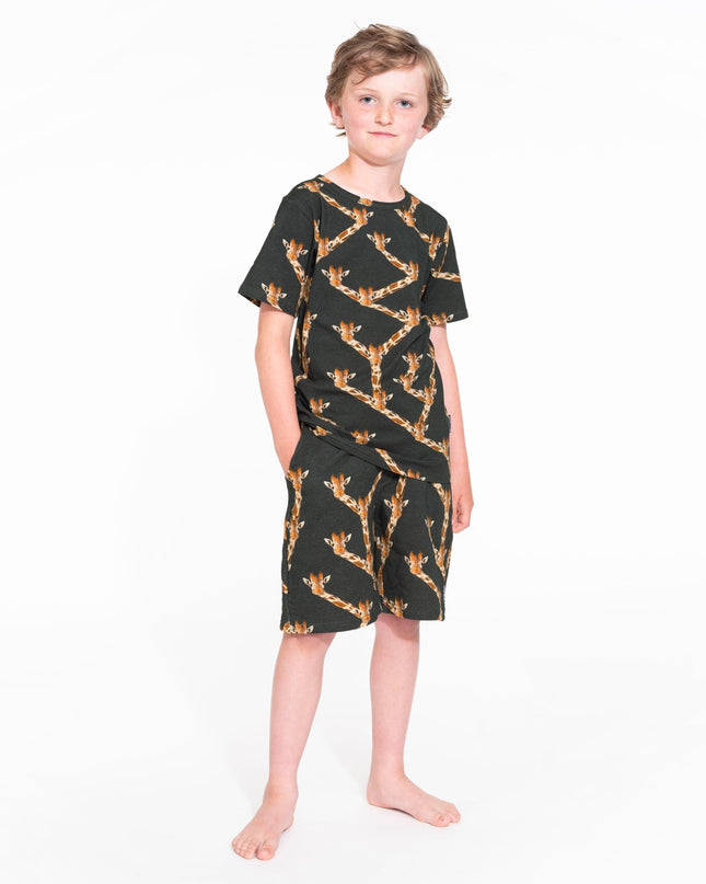 SNURK Giraffe Black T-shirt Kids Foto 14984