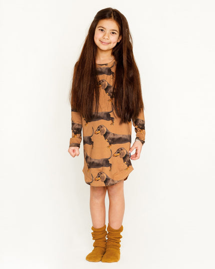 SNURK James Brown Long Sleeve Dress Kinderen Foto 21327