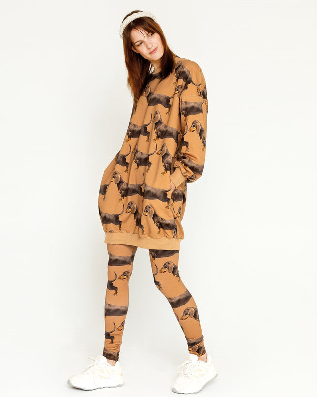 SNURK James Brown Sweater Dress Dames Foto 21361