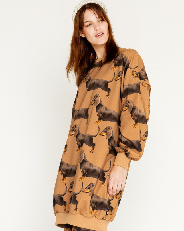 SNURK James Brown Sweater Dress Dames Foto 21362