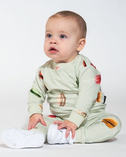 SNURK Macarons Green Sweater Babies Foto 12756