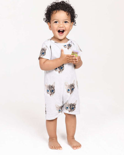 SNURK Ollie Cat Jumpsuit Baby