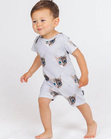 SNURK Ollie Cat Jumpsuit Baby