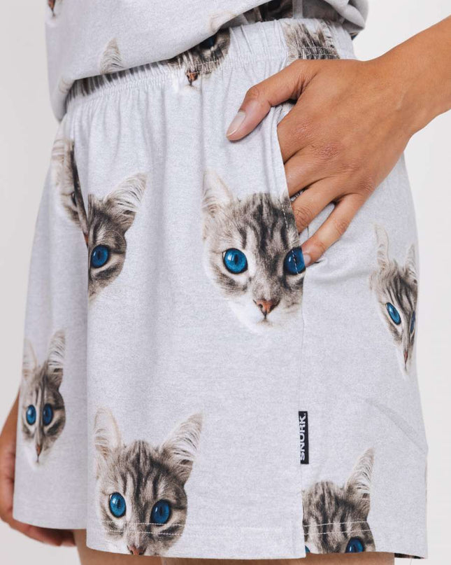 SNURK Ollie Cat Shorts Ladies
