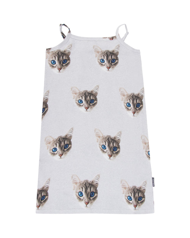 SNURK Ollie Cat Strap Dress Kids