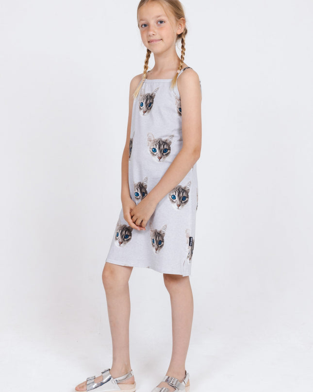 SNURK Ollie Cat Strap Dress Kids