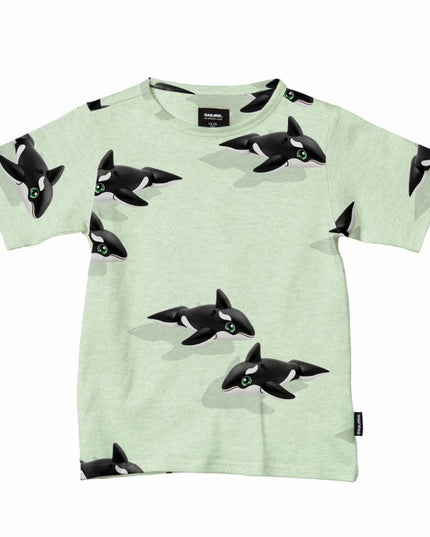 SNURK Orca Green T-shirt Kids Foto 10595