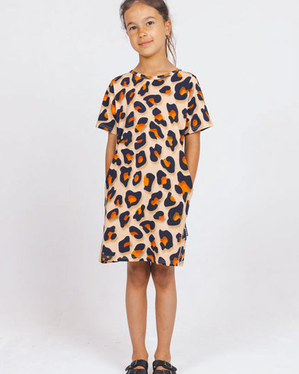 SNURK Paper Panther T-shirt Dress Children