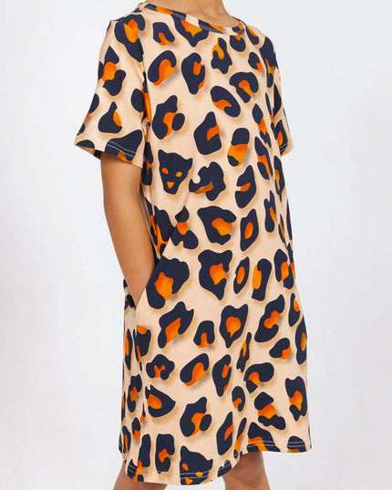 SNURK Paper Panther T-shirt Dress Children