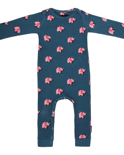 SNURK Pink Elephant Jumpsuit Baby Foto 21373