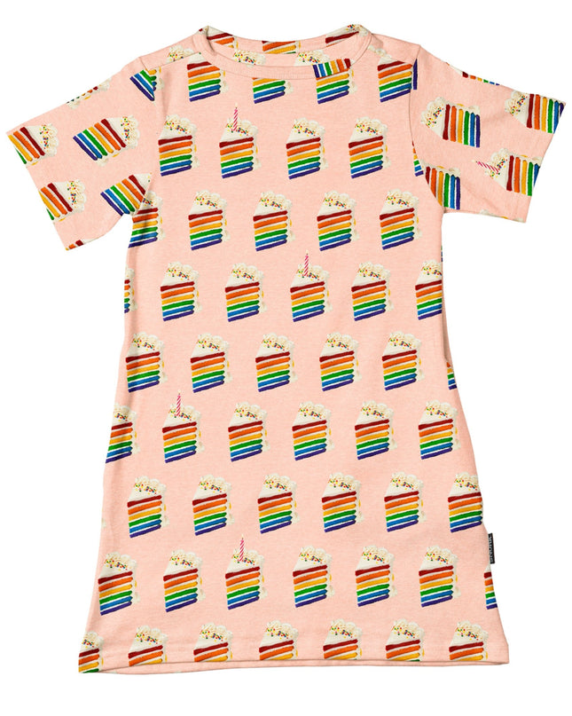 SNURK Rainbow Cake T-shirt Dress Kids Foto 14946