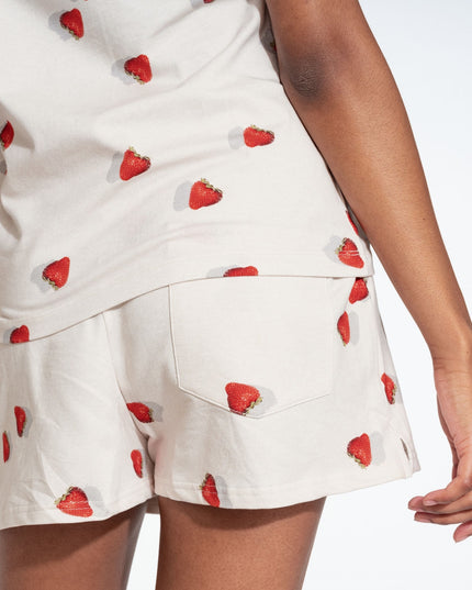 SNURK Strawberries Short Dames Foto 14939