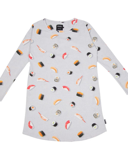 SNURK Sushi Sunday Long Sleeve Dress Dames Foto 21383