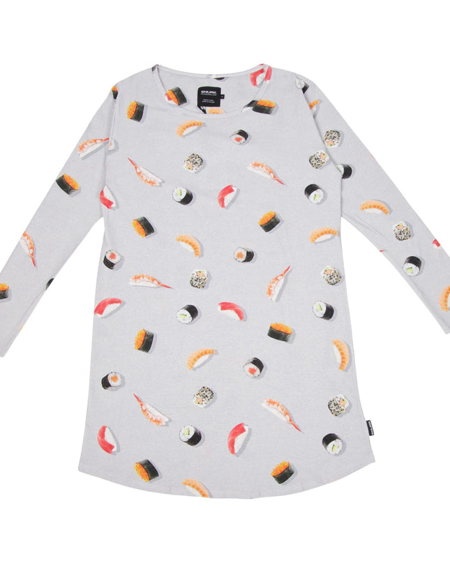 SNURK Sushi Sunday Long Sleeve Dress Dames Foto 21383