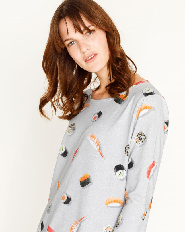 SNURK Sushi Sunday Long Sleeve Dress Dames Foto 21385