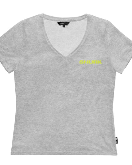 SNURK Uni Grey V-hals T-shirt Dames Foto 15080