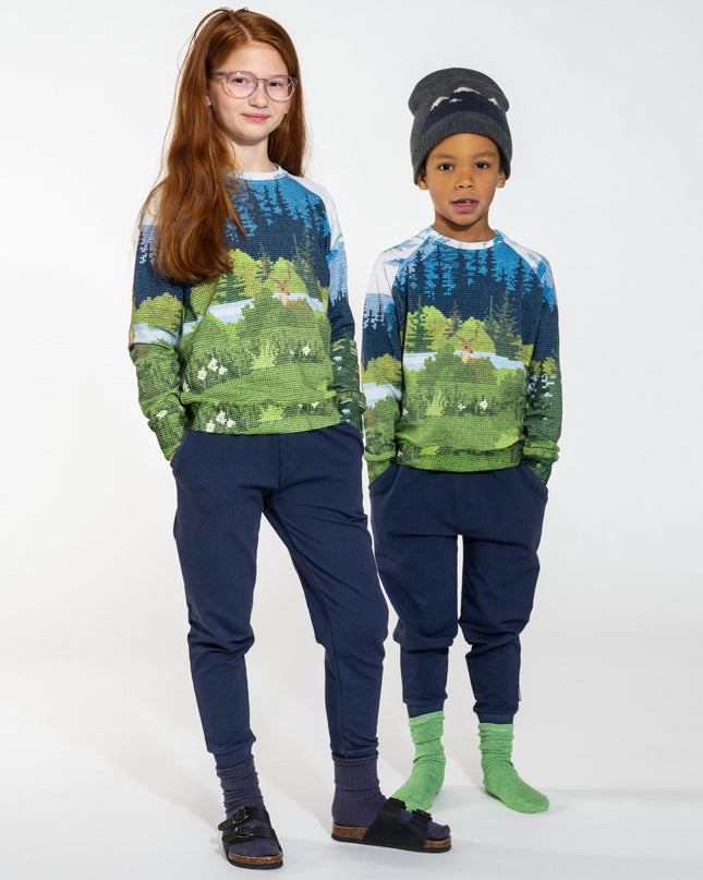 SNURK Uni Navy Broek Kinderen Foto 22966